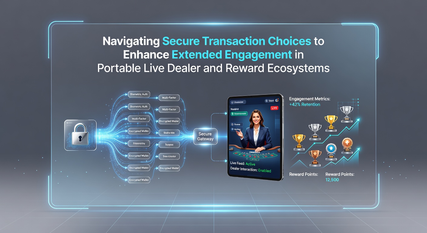 Mobile live dealer interface showing secure payment options and reward dashboard on a smartphone screen