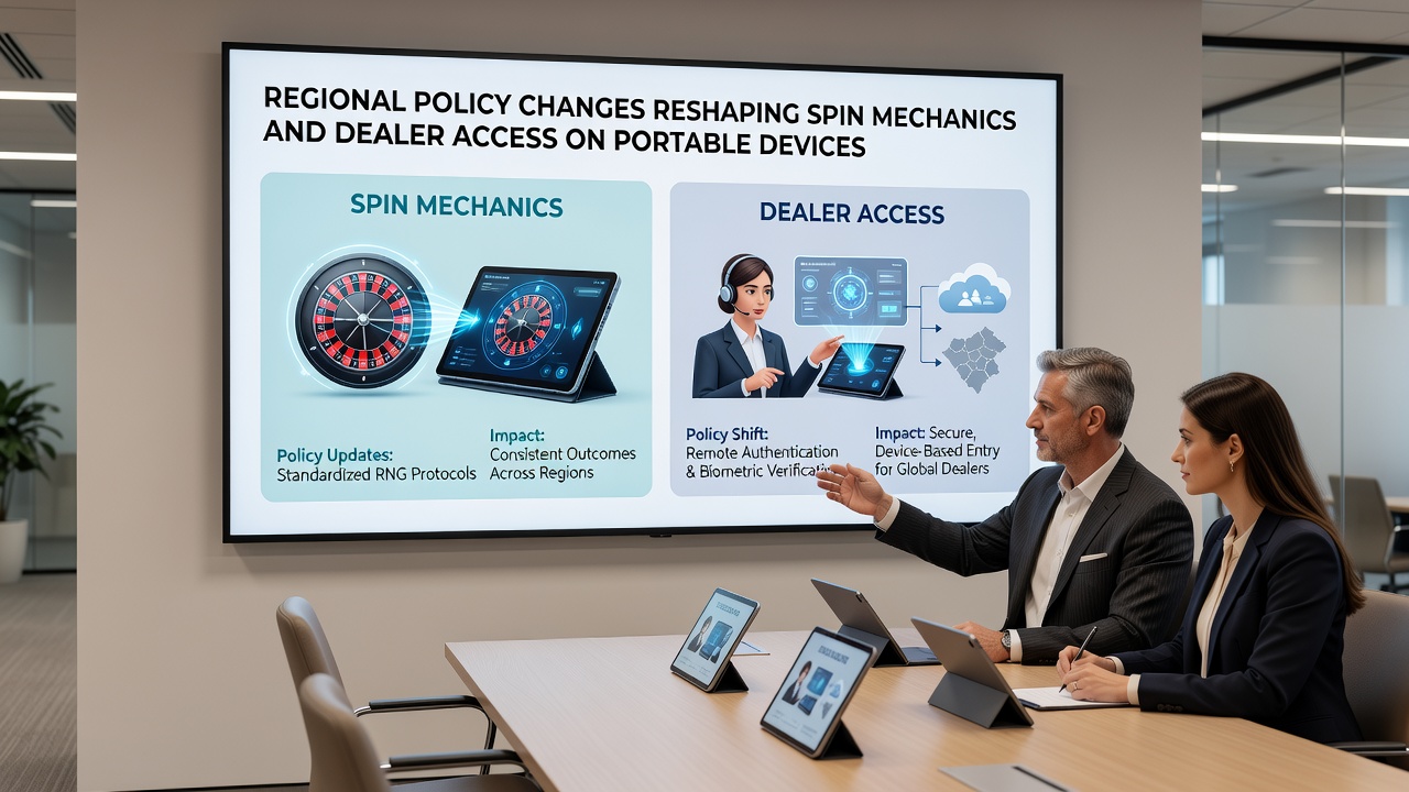 Live dealer table view on a smartphone screen showing verification prompts and regional access controls
