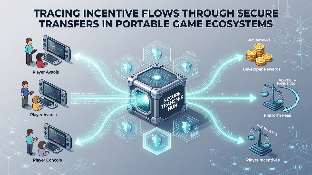 Flow diagram illustrating encrypted pathways for loyalty incentives across mobile gaming platforms